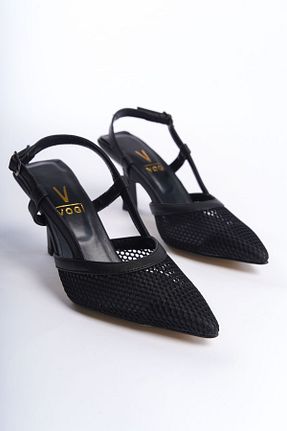 کفش استایلیتو مشکی پاشنه نازک Shoesers - کد 804808908