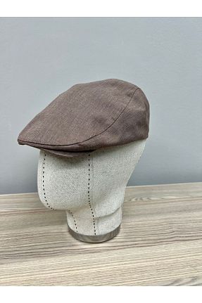 کلاه قهوه ای مردانه پنبه ای Makro Optik - کد 273024376