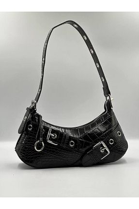 کیف دوشی مشکی زنانه چرم مصنوعی hill bag - کد 831381404