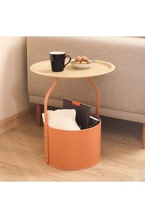 میز عسلی بژ فلزی Just Home - کد 831151478