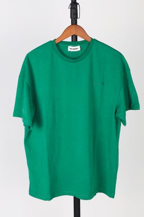 تی شرت سبز زنانه اورسایز یقه گرد کد 831476584