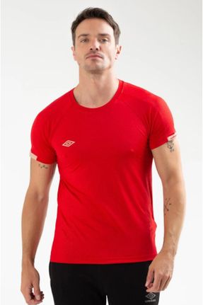 تی شرت قرمز مردانه رگولار پلی استر کد 250481982