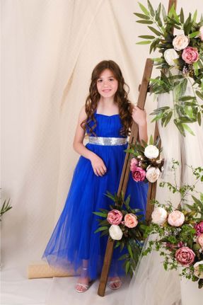 لباس آبی بچه گانه بافتنی پنبه - پلی استر رگولار کد 283415161