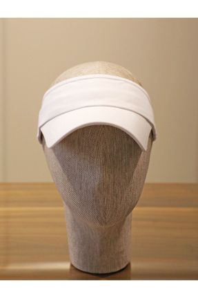 کلاه سفید زنانه پنبه (نخی) کد 710364060