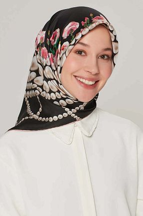روسری مشکی پلی استر Armine - کد 634651767