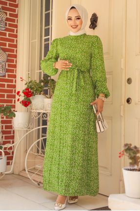 لباس سبز زنانه رگولار بافتنی پلی استر کد 831314373