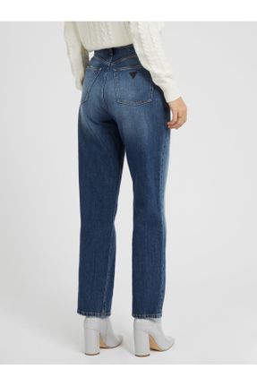شلوار جین آبی زنانه فاق بلند جین استاندارد کد 831283393