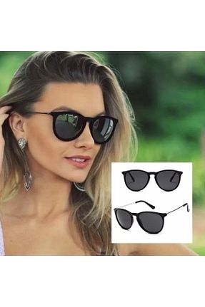 عینک آفتابی مشکی زنانه UV400 ONNObutik - کد 667391232