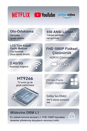 پروژکتور مشکی LCD wanbo - کد 663142978