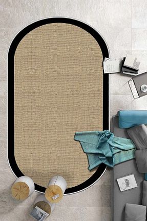 فرش مشکی قابل شستشو West Home - کد 438367611