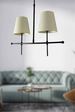 لوستر مشکی فلزی BSA LIGHTING - کد 831370316