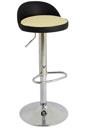 صندلی آشپزخانه بژ فلزی Bürocci - کد 3369815