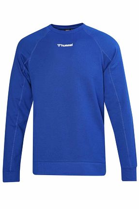 سوئیشرت اسپرت آبی مردانه کلاه دار hummel - کد 831413753