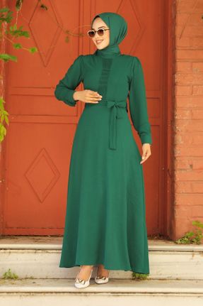 لباس سبز زنانه رگولار بافتنی کد 831502542