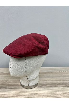 کلاه زرشکی مردانه پنبه ای Makro Optik - کد 273019383