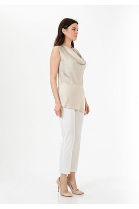بلوز بژ زنانه ساده COZY - کد 779943041