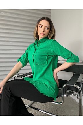 پیراهن سبز زنانه اسلیم BAJAR - کد 831605950