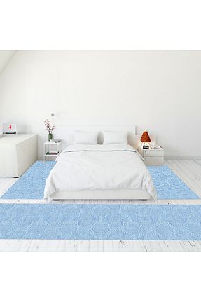 فرش آبی زیره ضد لغزش EY HOME - کد 817951666