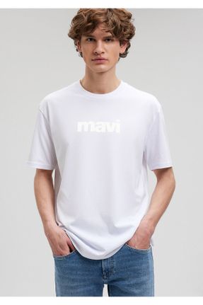 تی شرت صورتی مردانه ریلکس پنبه (نخی) یقه گرد تکی کد 738765570