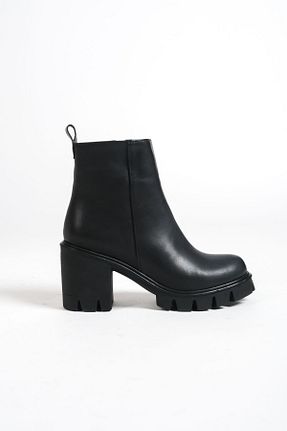 بوت / نیم بوت مشکی زنانه چرم مصنوعی Shoesers - کد 778171989