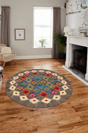 فرش رنگی قابل شستشو EY HOME - کد 776963007