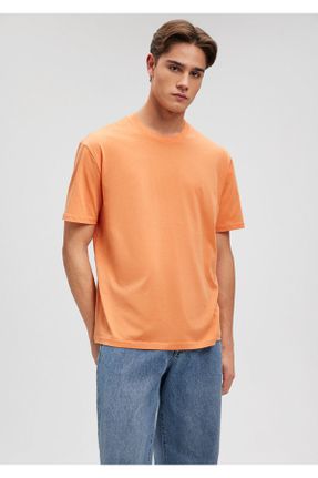 تی شرت نارنجی مردانه ریلکس کد 831620746
