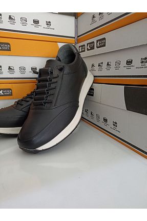 کفش کژوال مشکی مردانه چرم خالص EPOCH SHOES - کد 831879201