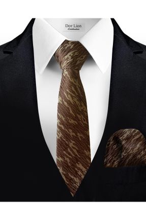 کراوات قهوه ای مردانه میکروفیبر Standart کد 831742952
