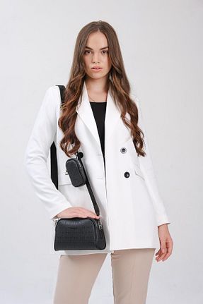 کیف دوشی مشکی زنانه چرم مصنوعی Just Polo - کد 135936403