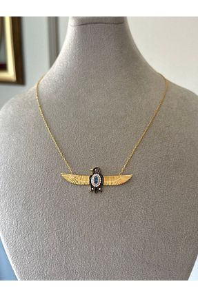 گردنبند نقره زرد زنانه 925 عیار emy by emel luxury silver jewelry - کد 831823356