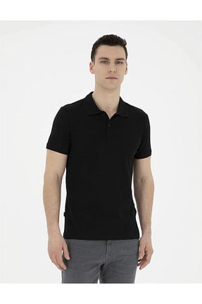 پولوشرت قهوه ای مردانه %100 پنبه Pierre Cardin - کد 831834055