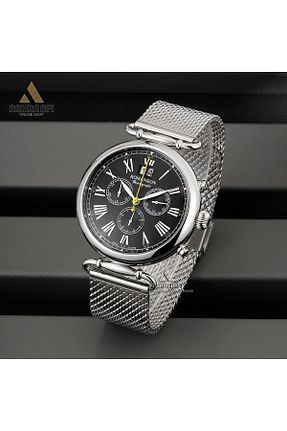 ساعت مچی مشکی مردانه 44 میلی متر Romanson - کد 818716147