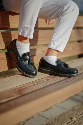 کفش کلاسیک مشکی بچه گانه چرم مصنوعی پاشنه کوتاه ( 4 - 1 cm ) پاشنه ساده کد 768137618