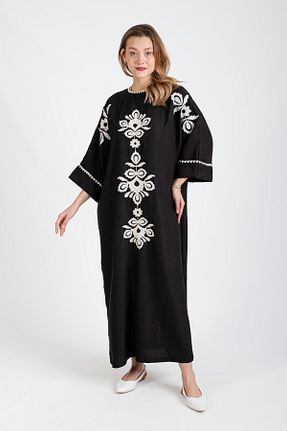لباس مشکی زنانه تریکو Hatun Atila - کد 831925701