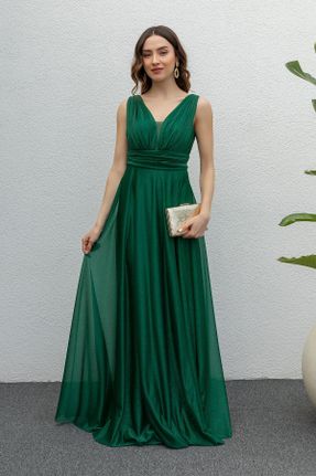 لباس سبز زنانه بافت پلی استر Fitted کد 831868519