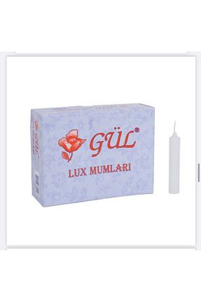 شمعدان و شمع گیر سفید چوب Gül Mum - کد 831955679
