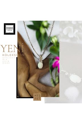 گردنبند استیل ( فولاد ) زنانه رودیوم studiofashion - کد 831952252