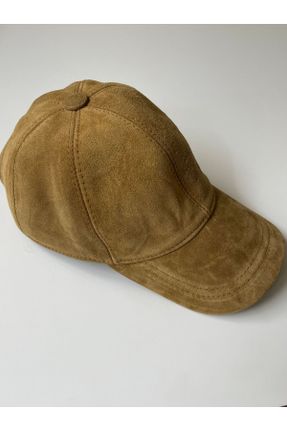کلاه قهوه ای زنانه چرم طبیعی کد 832036201