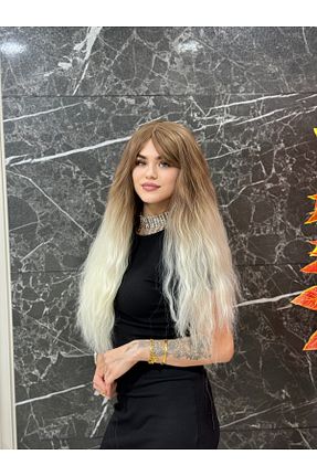 کلاه گیس قهوه ای زنانه Fenomen Peruk - کد 832062660