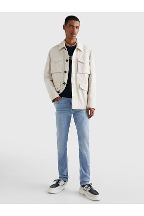 شلوار جین مشکی مردانه پاچه لوله تفنگی Tommy Hilfiger - کد 740901357