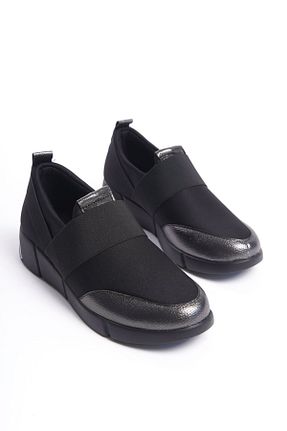 کفش پیاده روی طلائی زنانه پارچه ای Shoesers - کد 808054720