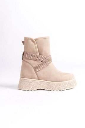 بوت برفی بژ زنانه جیر Shoesers - کد 764451081