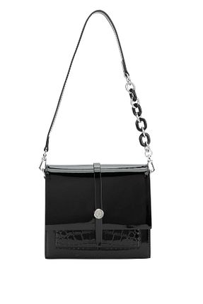 کیف دوشی مشکی زنانه چرم مصنوعی KRISTE BELL - کد 831627227