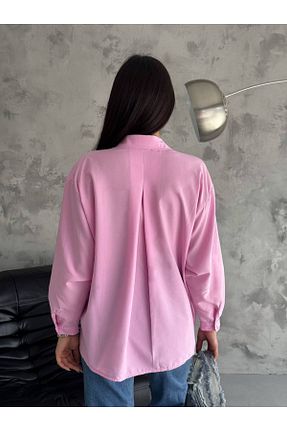 پیراهن صورتی زنانه اورسایز Noa Noa - کد 831712253