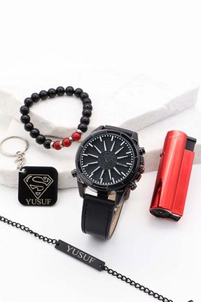 ست ساعت مچی مشکی مردانه فلزی nw northwatch - کد 831652499