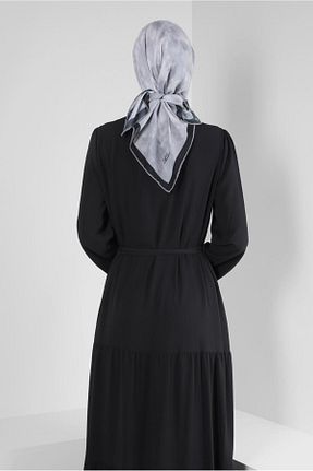 روسری طوسی پلی استر Alvina - کد 799159538