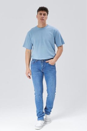 شلوار جین آبی مردانه استاندارد کد 831963034