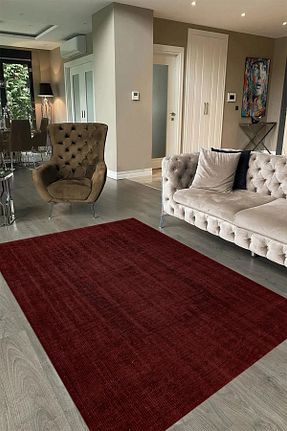 فرش زرشکی قابل شستشو Alkilim - کد 804865707