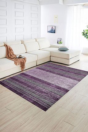 فرش بنفش زیره ضد لغزش Alkilim - کد 805786195