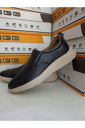 کفش کژوال مشکی مردانه چرم خالص EPOCH SHOES - کد 831787917